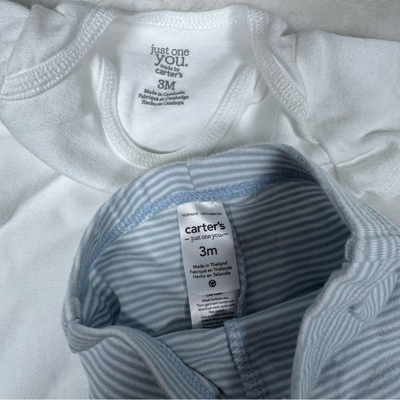 Carters Baby Girl Blue Spring Outfit - Picture 3 of 5
